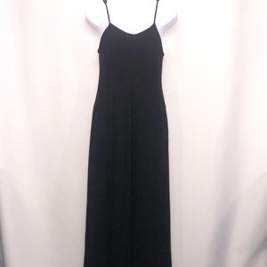 Black maxi dress